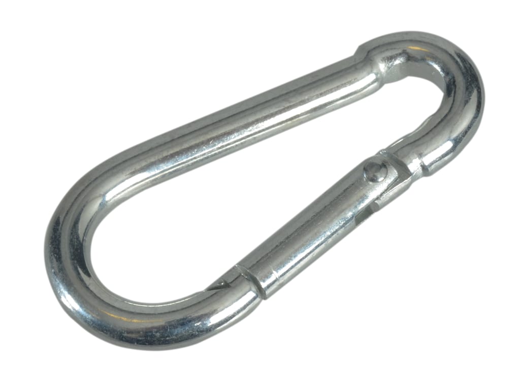 Fire Brigade Snap Hook 4mm Zinc Plated (Pack 4)                                 