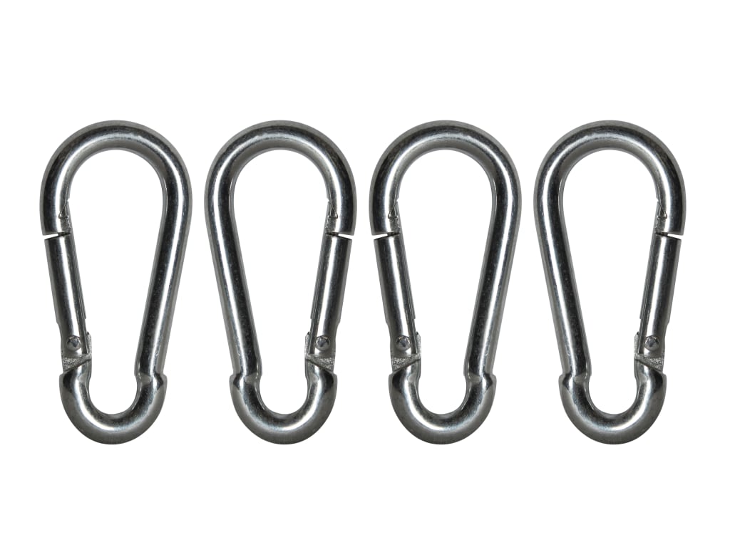 Fire Brigade Snap Hook 6mm Zinc Plated (Pack 4)                                 
