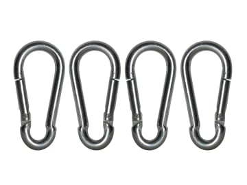 Fire Brigade Snap Hook 6mm Zinc Plated (Pack 4)                                 