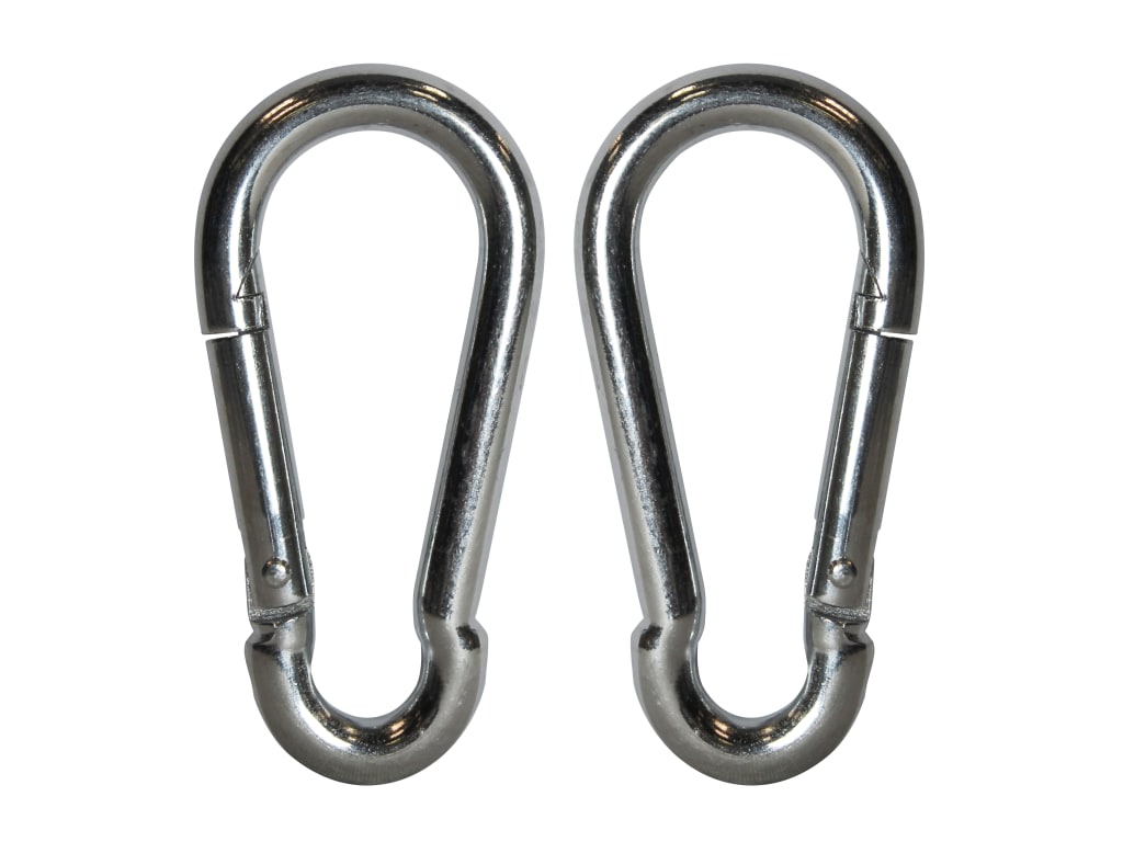 Fire Brigade Snap Hook 8mm Zinc Plated (Pack 2)                                 