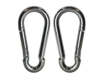 Fire Brigade Snap Hook 8mm Zinc Plated (Pack 2)                                 