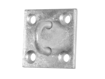 Staple On Plate - Galvanised                                                    