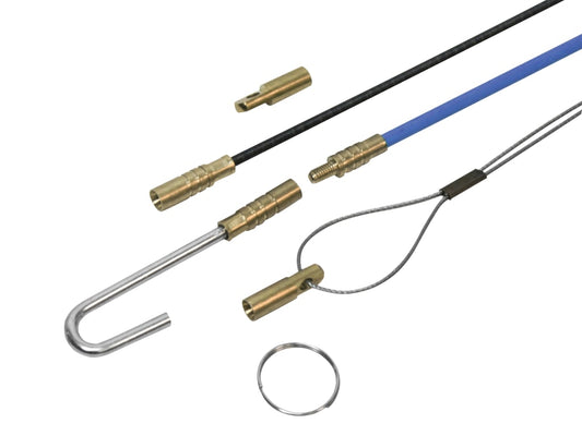 Fibreglass Cable Rod Set 15pc 10 x 1000mm                                       