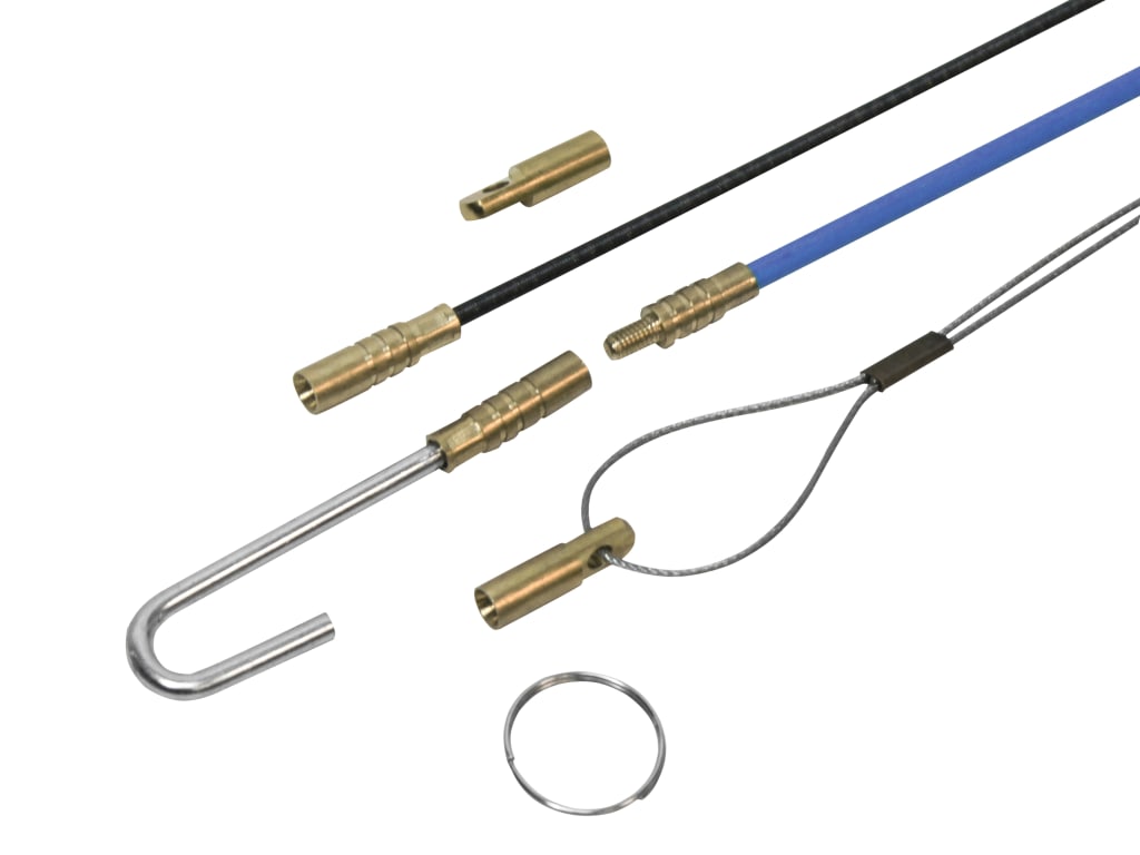 Fibreglass Cable Rod Set 15pc 10 x 1000mm                                       