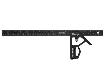 Prestige Combination Square Black Aluminium 400mm (16in)                        