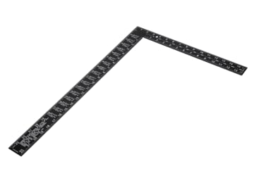 Black Steel Roofing Square  400 x 600mm (16 x 24in)                             
