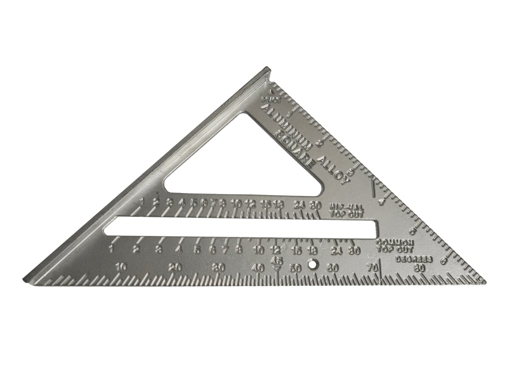 Quick & Easy Aluminium Roofing Square 180mm (7in)                               