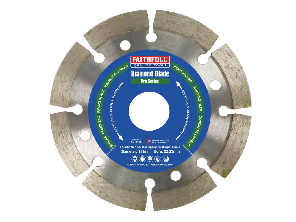 Professional Diamond Blade 115 x 22mm                                           