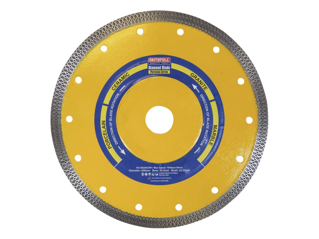 Porcelain Diamond Blade 200 x 25.4mm                                            