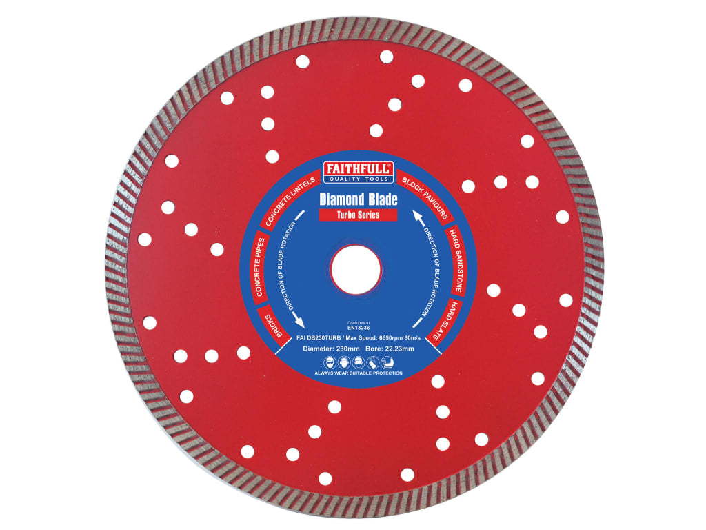 Turbo Cut Diamond Blade 230 x 22mm                                              