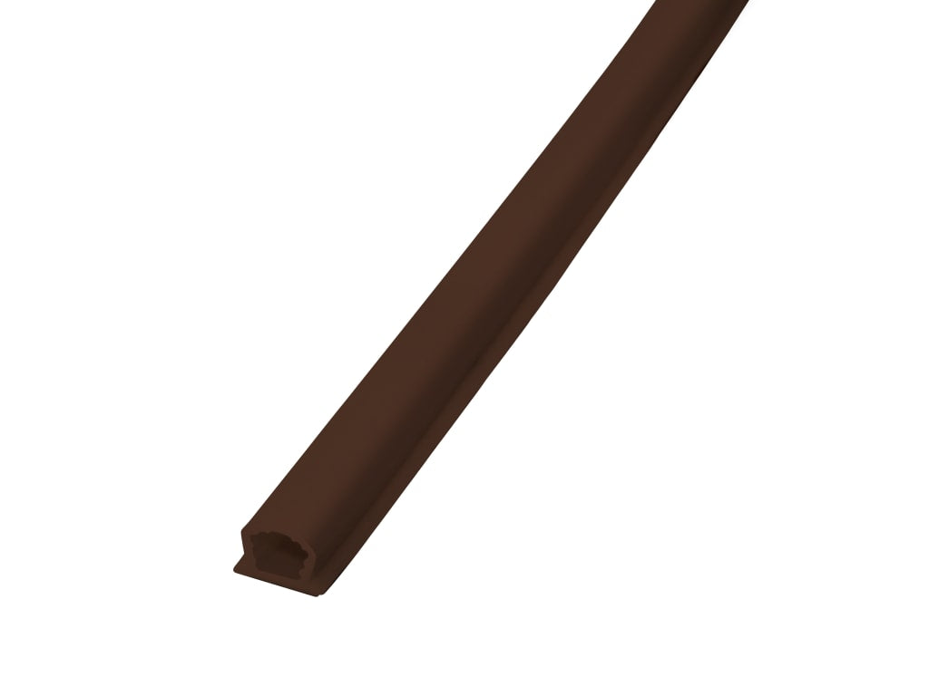 Silicone Draught Excluder Brown 6M 9 x 7mm                                      