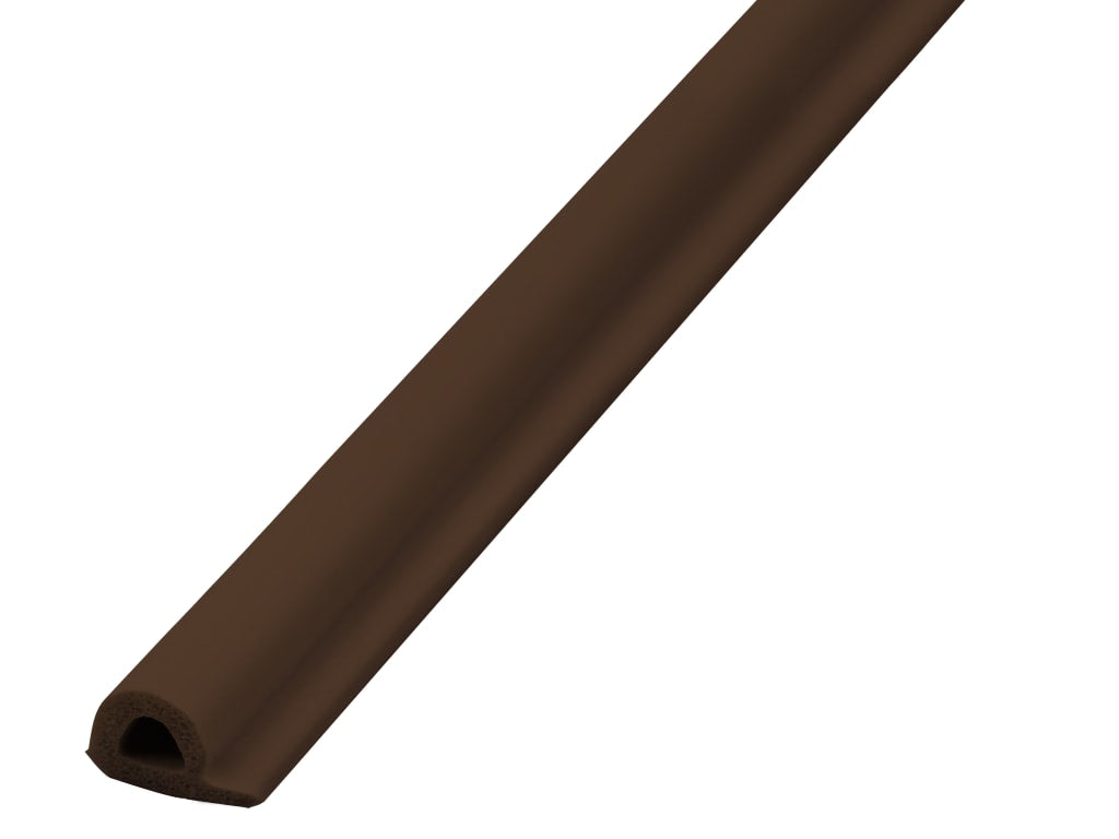 EPDM Draught Excluder Brown 6M 9 x 5.5mm                                        
