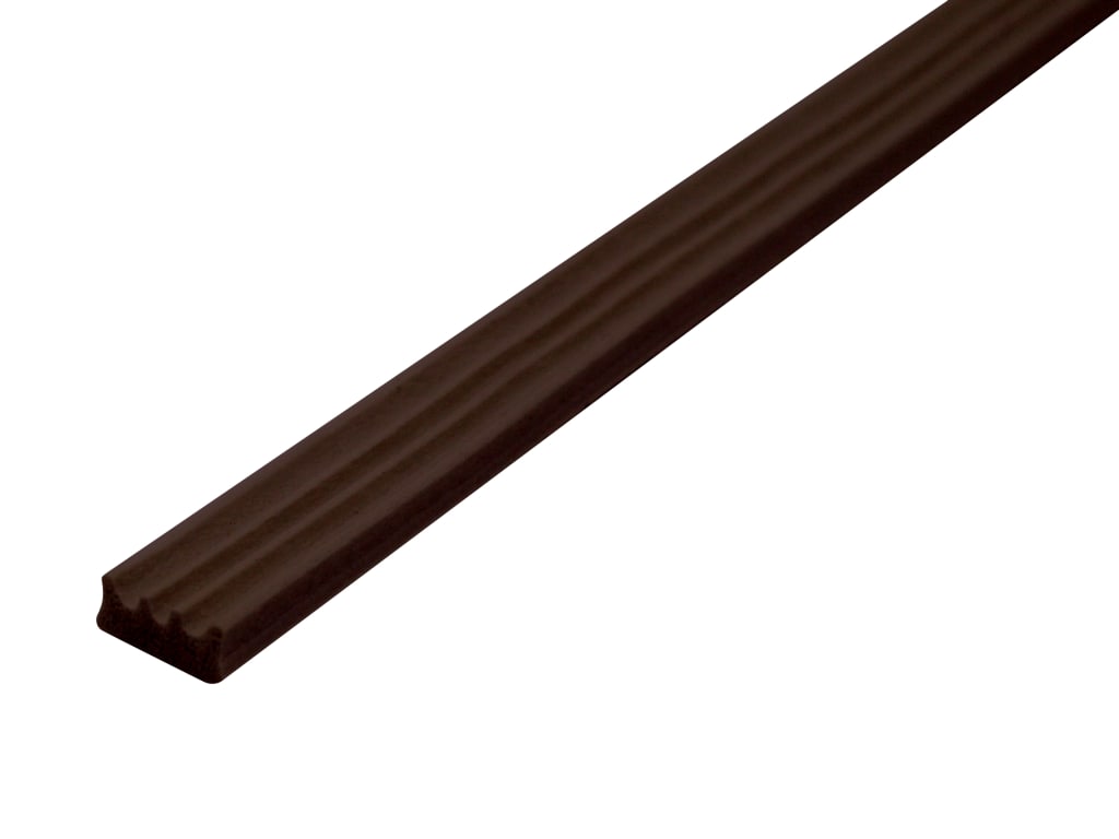 EPDM Draught Excluder Brown 24M 9 x 3.5mm                                       