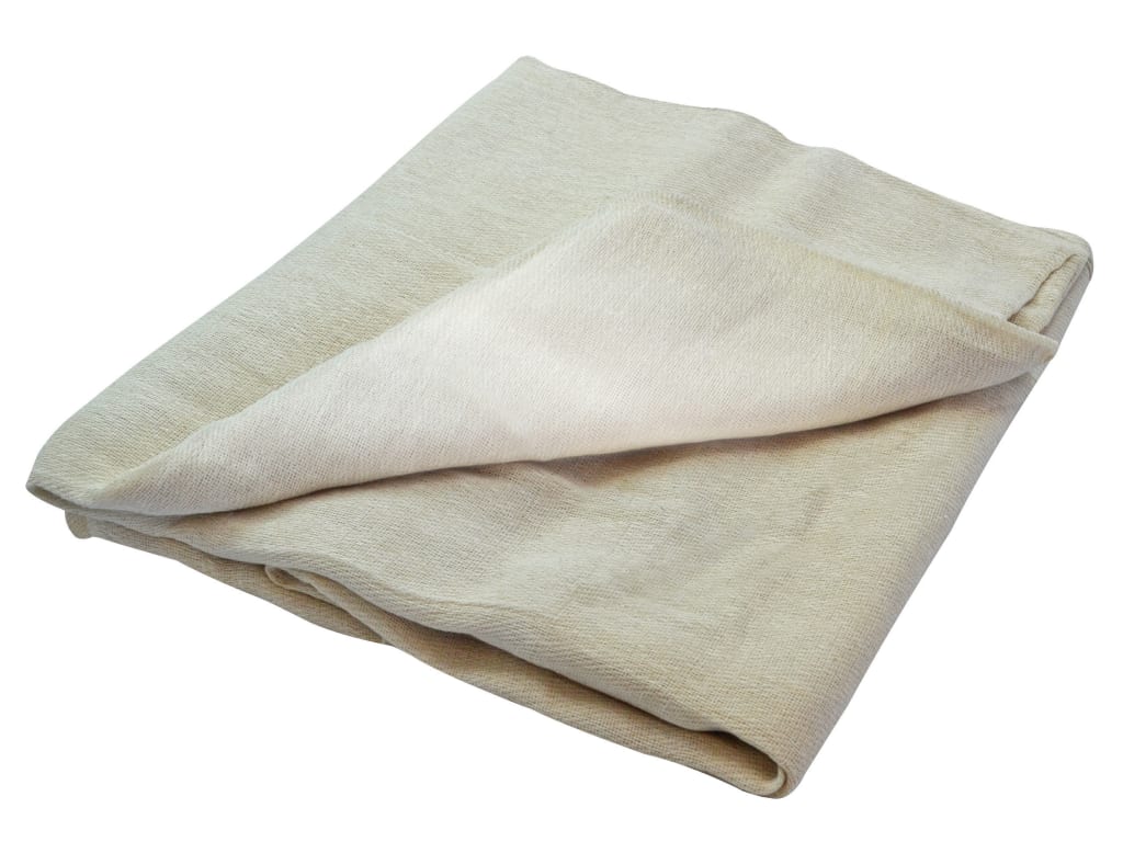 Cotton Twill Polythene Backed Dust Sheet 3.6 x 2.8m                             
