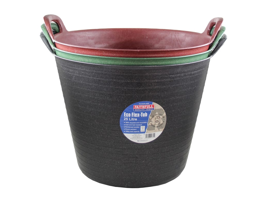 Eco Flex Tub 25 litre Triple Pack                                               
