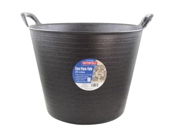 Eco Flex Tub 25 litre - Recycled Black                                          