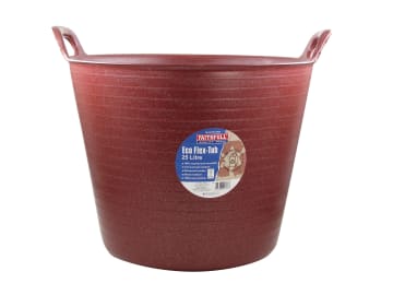 Eco Flex Tub 25 litre - Recycled Red                                            