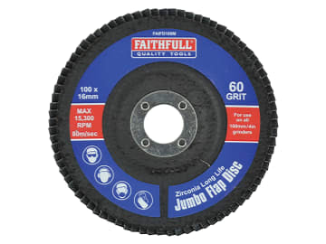Abrasive Jumbo Flap Disc 100mm Medium                                           