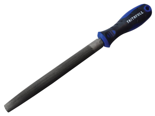 Handled Half-Round Second Cut Engineers File 200mm (8in)                        