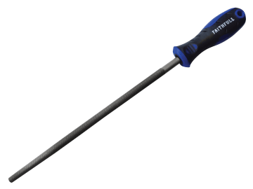 Handled Round Second Cut Engineers File 250mm (10in)                            