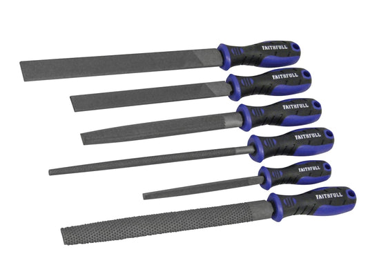 File and Rasp Set, 6 Piece                                                      