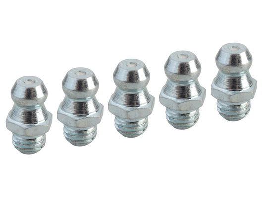 Grease Nipple Straight 1/4in UNF (Pack 5)                                       