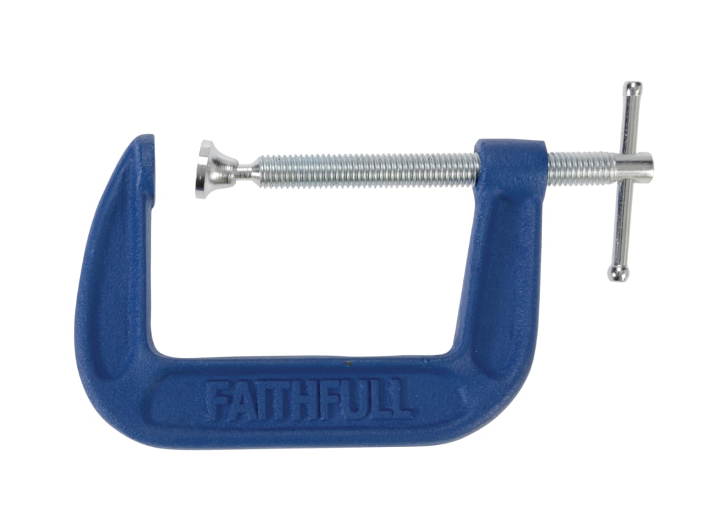 Medium-Duty G-Clamp 75mm (3in)                                                  