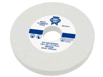 General Purpose Grinding Wheel 150 x 20mm White Medium                          