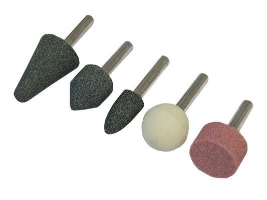 Mounted Grinding Stones Set, 5 Piece                                            