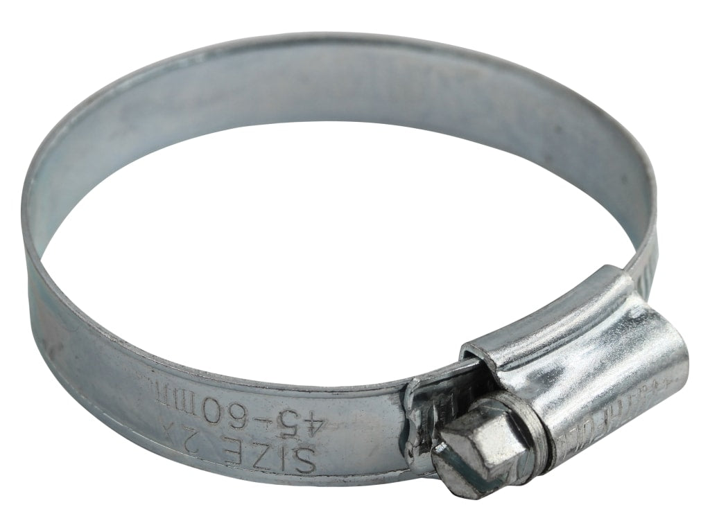 2X Hose Clip - Zinc MSZP 45 - 60mm                                              