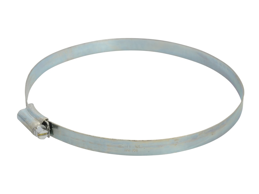 6X Hose Clip - Zinc MSZP 120 - 150mm                                            