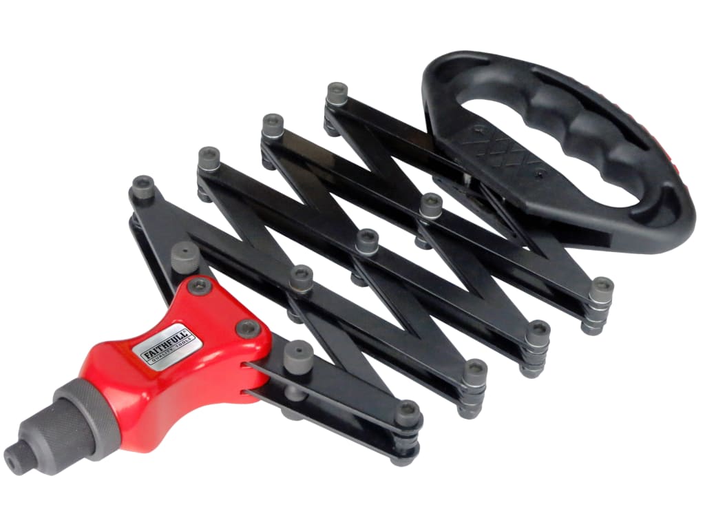 Heavy-Duty Lazy Tong Riveter                                                    