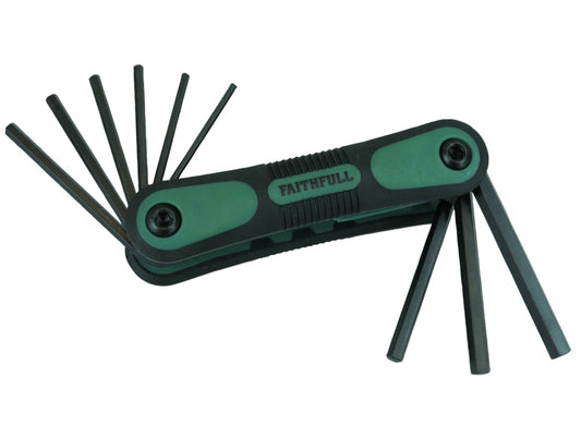 Imperial Folding Hexagon Key Set, 9 Piece                                       