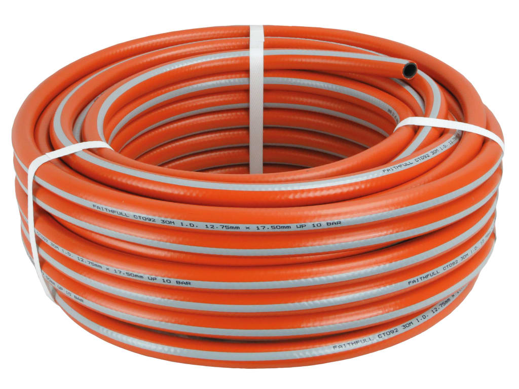 Prestige Heavy-Duty Garden Hose 30m 12.5mm (1/2in) Diameter                     