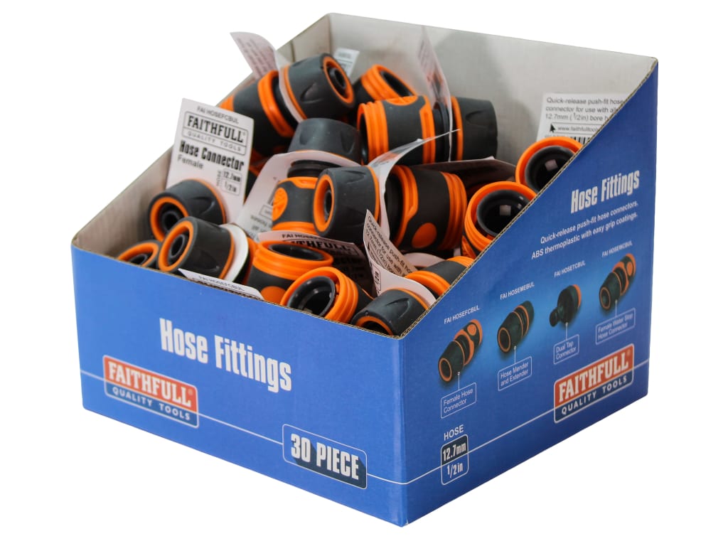 Plastic Female Hose Connector (Box 30)                                          