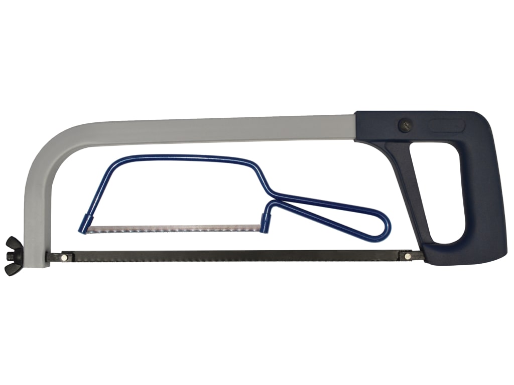 Handyman Hacksaw 300mm (12in) Plus Junior Saw 150mm (6in)                       