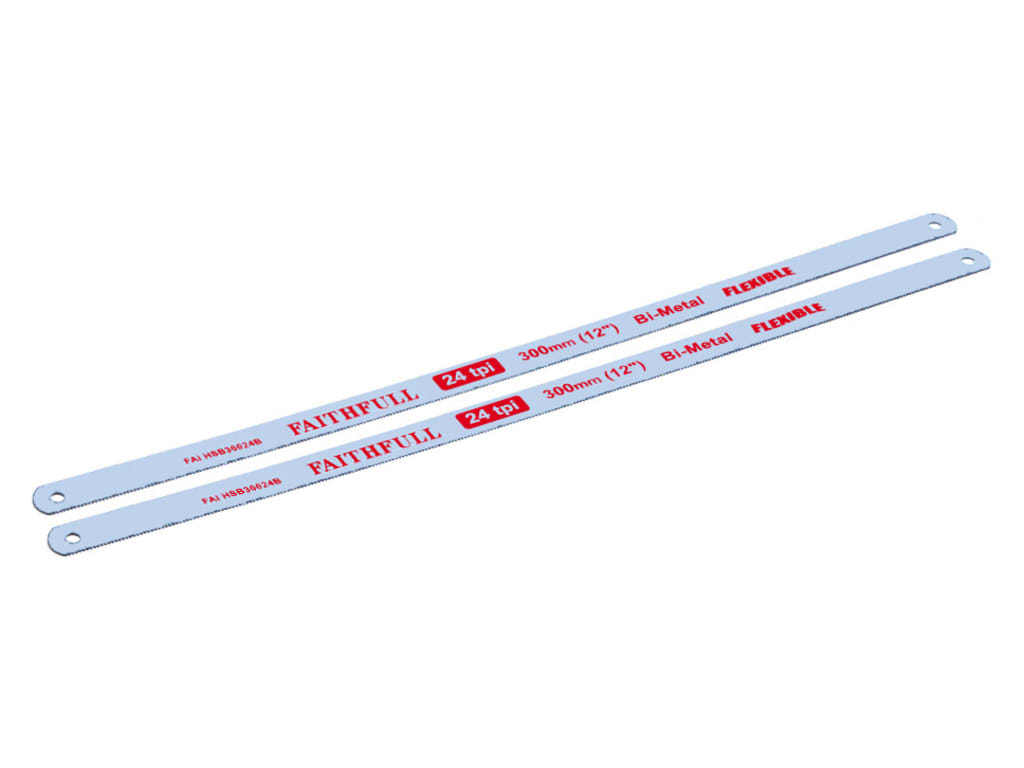 Hacksaw Blades 300mm (12in) x 24 TPI (Pack 2)                                   