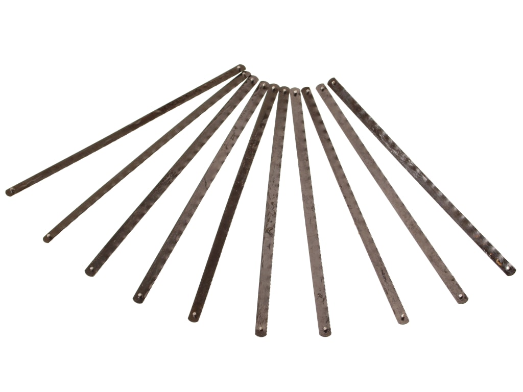Junior Hacksaw Blades 150mm (6in) 32 TPI (10 Packs of 10 Blades)                