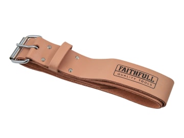 Heavy-Duty Leather Belt 45mm Wide Tan                                           