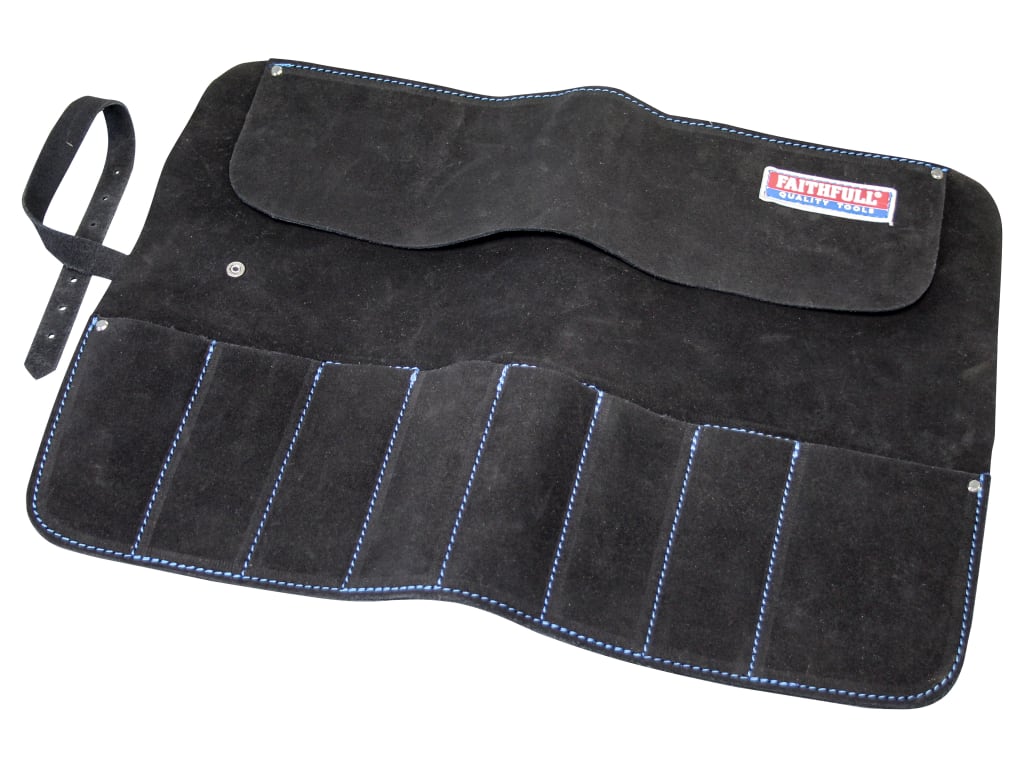 8 Pocket Leather Chisel Roll                                                    