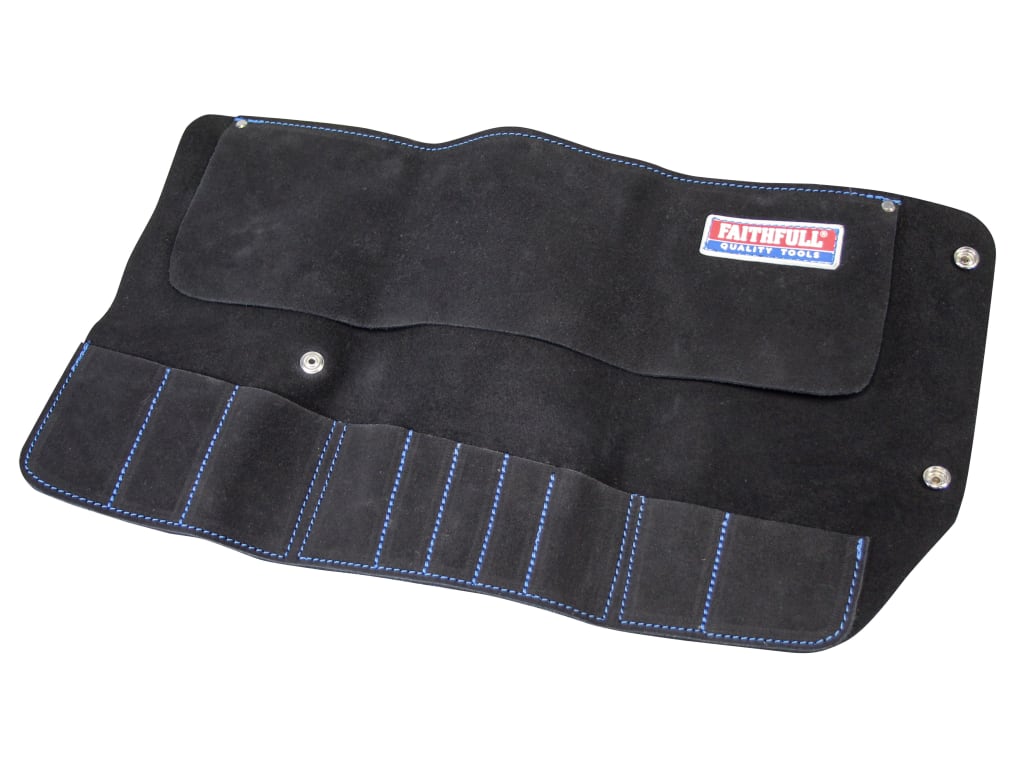 10 Pocket Leather Tool Roll                                                     