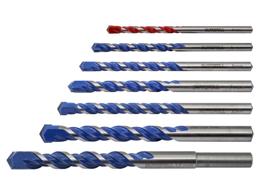 Multi Construction Drill Set, 7 Piece                                           