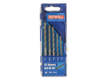 Standard Masonry Drill Set, 5 Piece                                             
