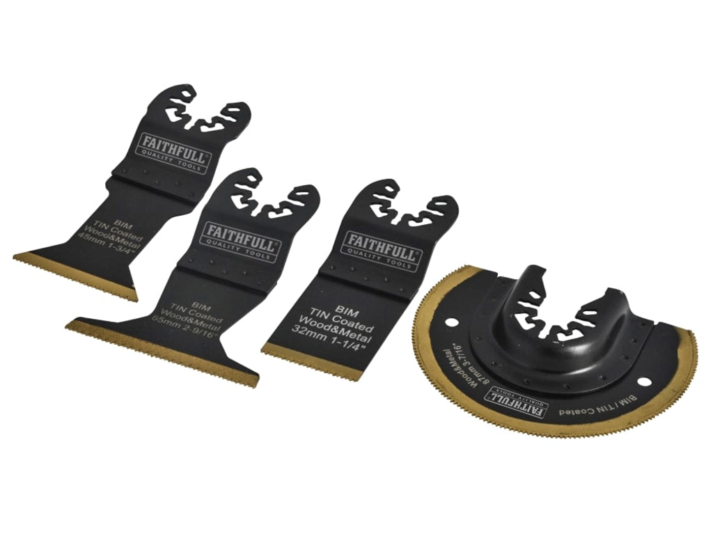 Multi-Function Titanium Blade Set 4 Piece                                       