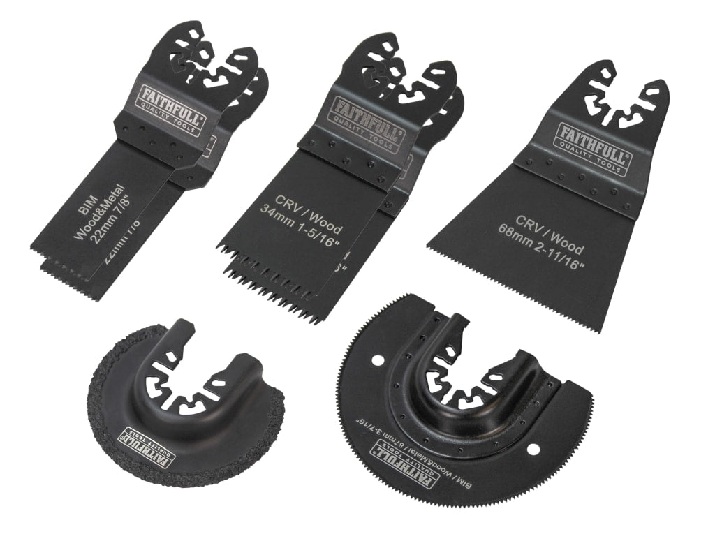 Multi-Function Tool Blade Set, 7 Piece                                          