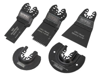 Multi-Function Tool Blade Set, 7 Piece                                          