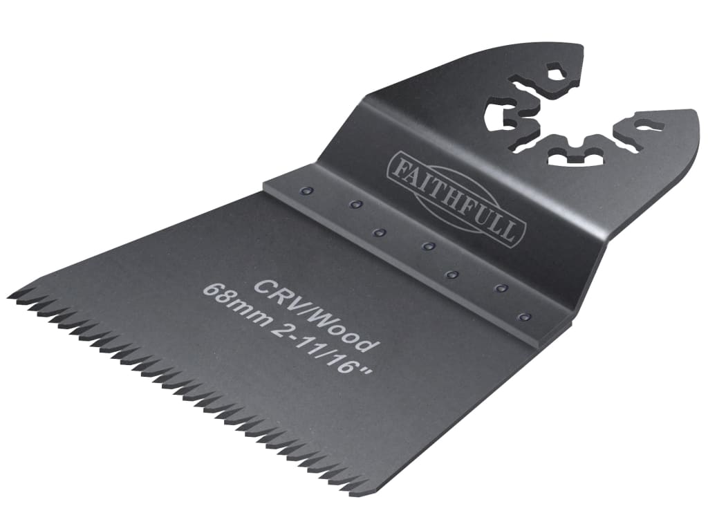 Multi-Function Tool CrV Flush Fast Cut Wood Ground Side Set 68mm (Pack 5)       
