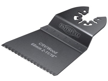Multi-Function Tool CrV Flush Fast Cut Wood Ground Side Set 68mm (Pack 5)       