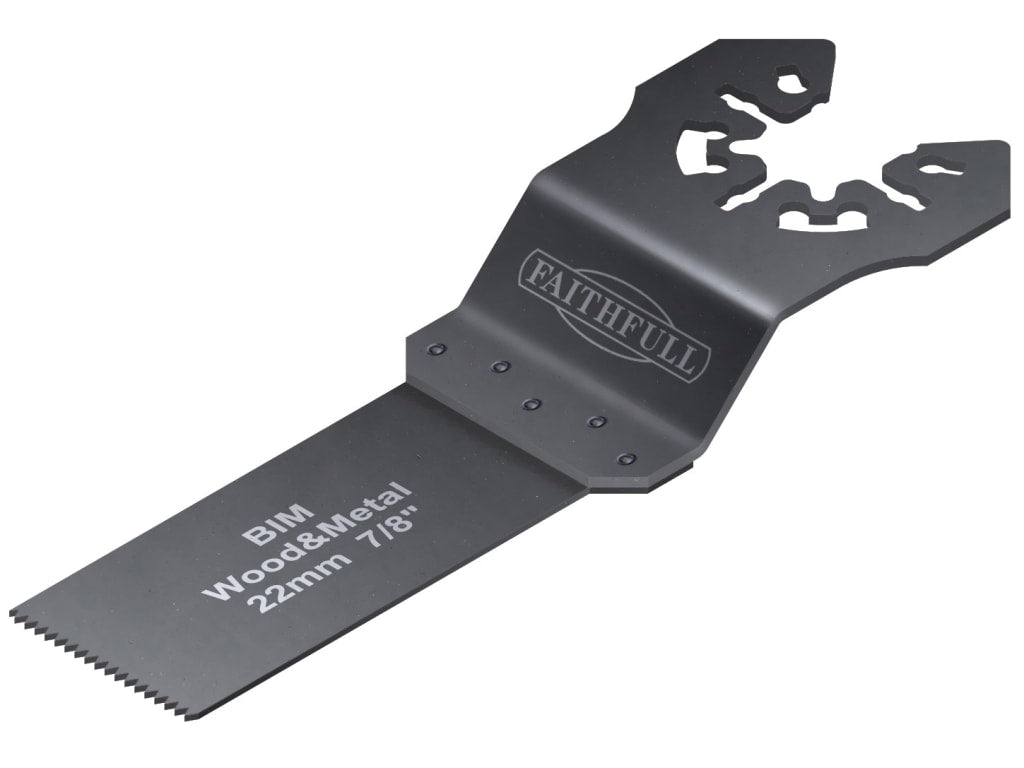 Multi-Functional Tool Flush Cut Wood/Bi-Metal Blade 22mm (Pack 5)               
