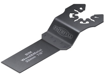 Multi-Functional Tool Flush Cut Wood/Bi-Metal Blade 22mm (Pack 5)               